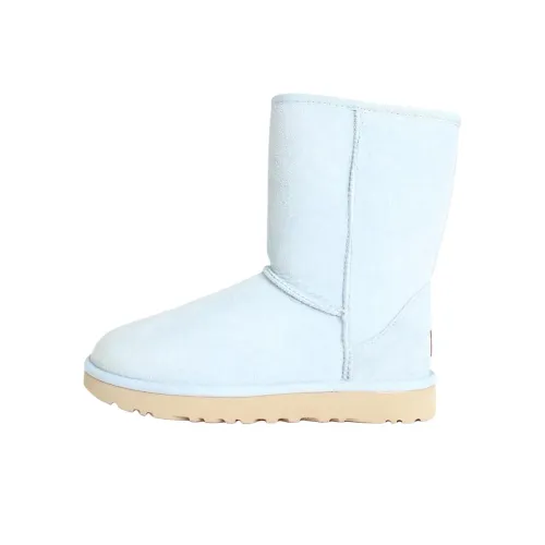 UGG Короткие Снежные Ботинки Женские Светло-Синие