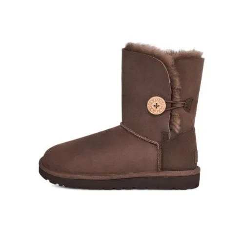 UGG Bailey Термостойкие Зимние Ботинки Crew для Женщин Цвет Burnt Wood