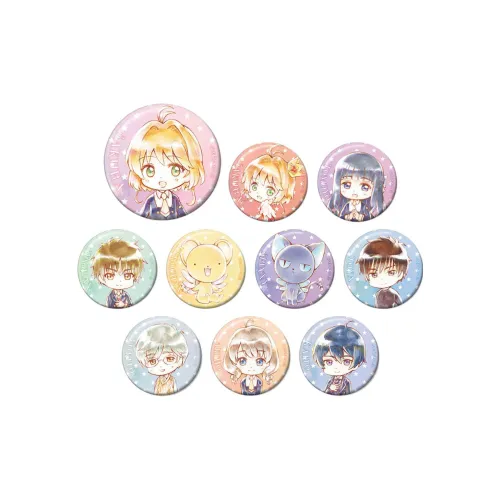 GuGuGuGu Сакура Киномото Томоя Дайдзю АМНИБУС Cardcaptor Sakura Ani Art Тиби Значки