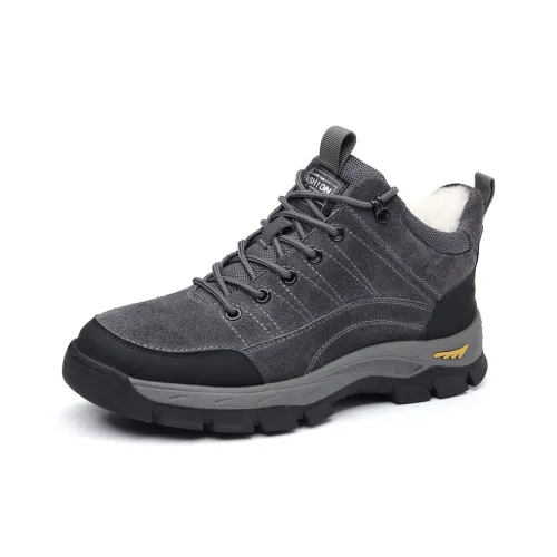 Devanro Slip-resistant Abrasion-resistant Adjustable Height Thermal Low-Top Casual Shoes Men's