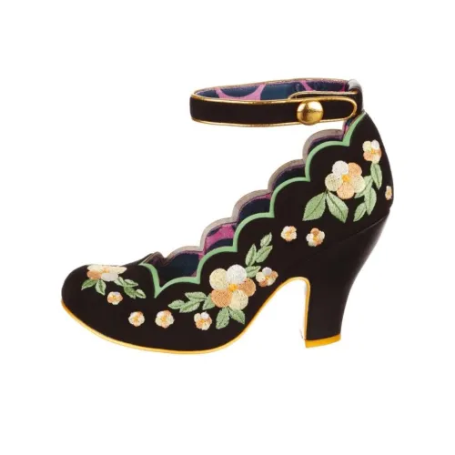 IRREGULAR CHOICE Высокие каблуки Черно-зеленый Женские