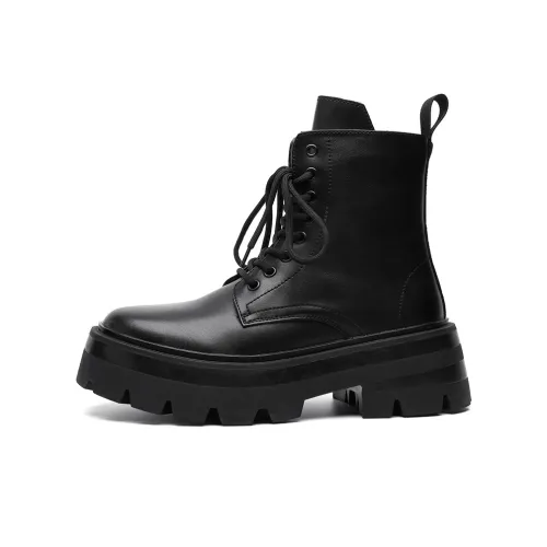 SHUPATE Короткий Мартин Ботин Мужской Черный