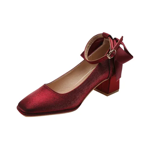 Pounise Грубый каблук Высокие каблуки 5 см Женские