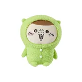 Каштановая кукла в пижаме с мантоу сидячая