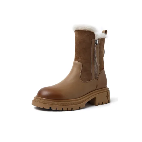 EASTTATALL Платформа Грубый каблук Высота увеличивается Ботильоны 5 см Женские