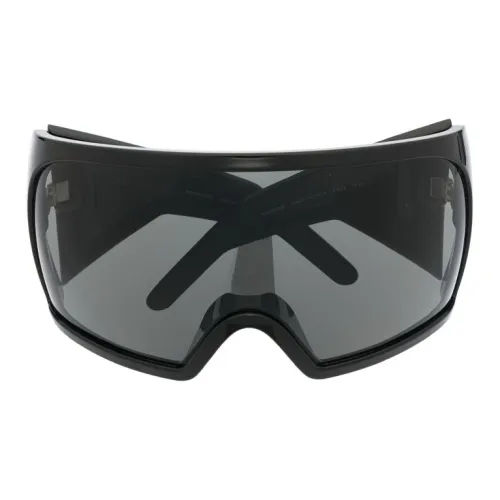 RICK OWENS совместный бренд RO Нейлон Нерегулярная форма Солнцезащитные очки Мужской Черный