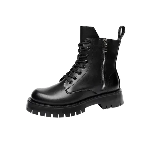 ZUWUDONG Короткий Мартин Ботинок 3,5 см Черный