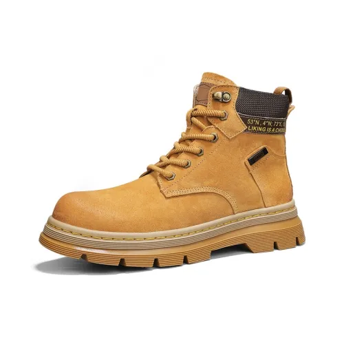 BANGNEY Желтый Ботинки Crew Martin Boot Мужской