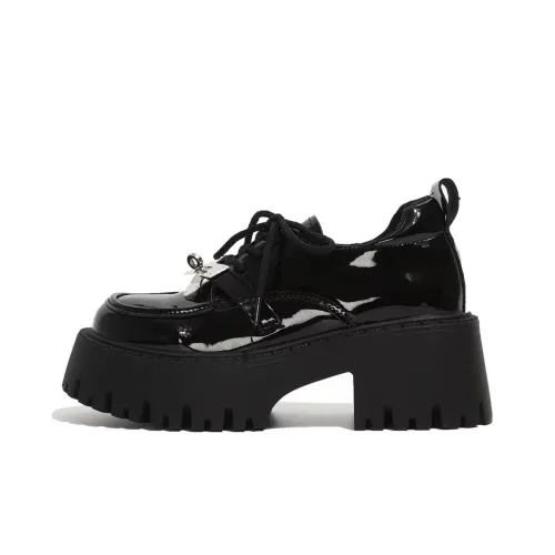 CHERRY KALIKA Грубый каблук Высокие каблуки 7 см Женские Черный