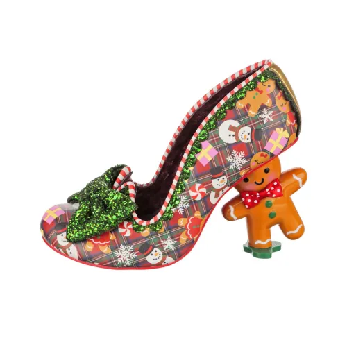 IRREGULAR CHOICE Высокие каблуки Красный зеленый Женские
