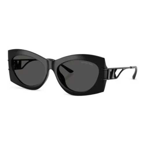 MICHAEL KORS Ацетат Прямоугольные Солнцезащитные очки Женские Черные