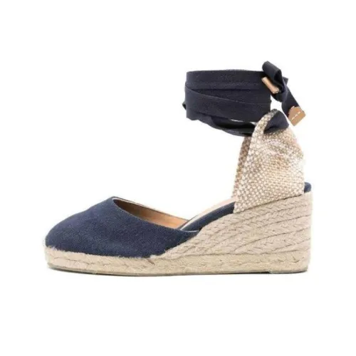 Castañer Клин-каблук Высокие каблуки 7 см Женские Синий