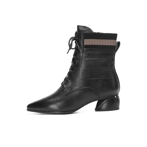 VEDULLAR Crew Martin Boot 4CM Женские