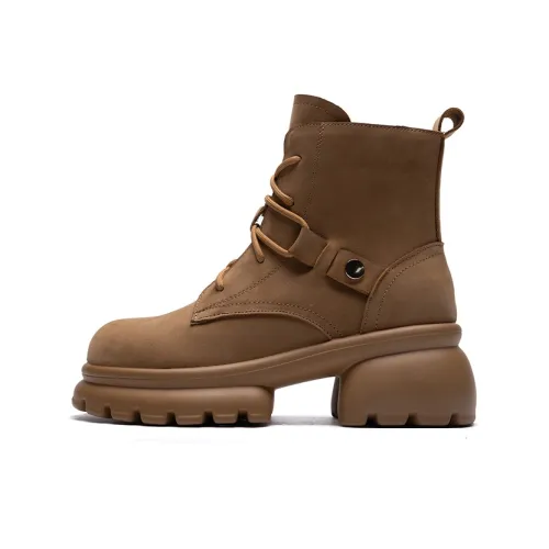 ZHR Короткий Мартин Ботинок 6 см Женский