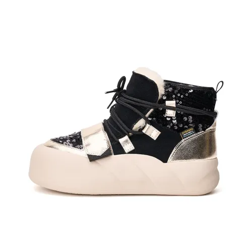 Joy Mario Термический Увеличение Высоты Короткие Снежные Ботинки для Голени Женские