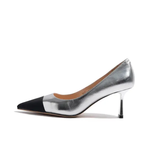 STEVE MADDEN Высокие каблуки Серебряные Женские