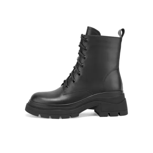 MIO Мартинсы Черные Женские