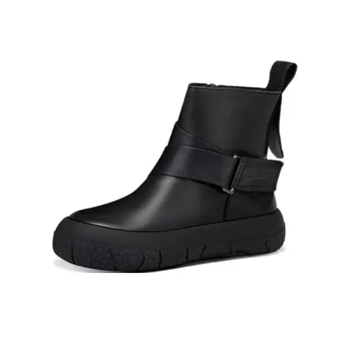 JESSICA SOPHIA Термические Увеличивающие Высота Короткие Снежные Ботинки Женские Черные