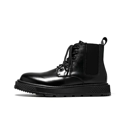 YEDANI Короткий MID Martin Boot Мужской Черный