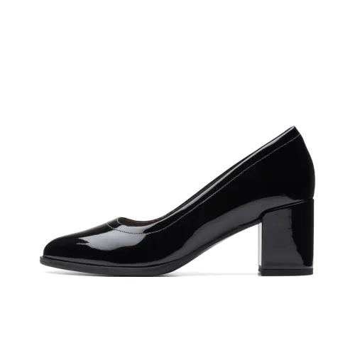 Clarks Frewa Series Высокие каблуки Черный Овчина 261748734 Женские