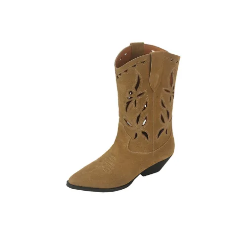 Echo yolo Высокие сапоги на каблуке средней высоты 3-5 см Женские