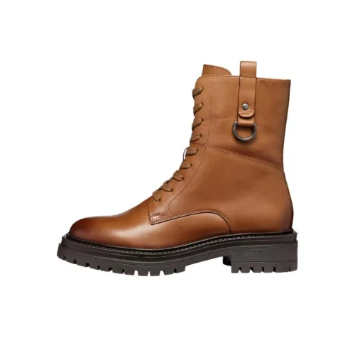 GEOX Короткий Мартин Ботинок 4,5 см Женский Коричневый