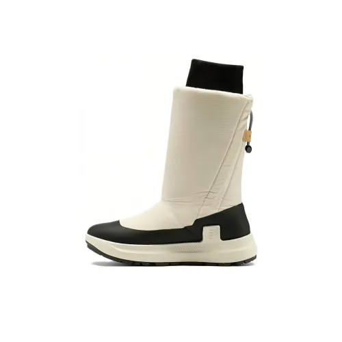 Ecco Термический Устойчивый к Износу Высокие Сноубутсы Женские Черный Белый