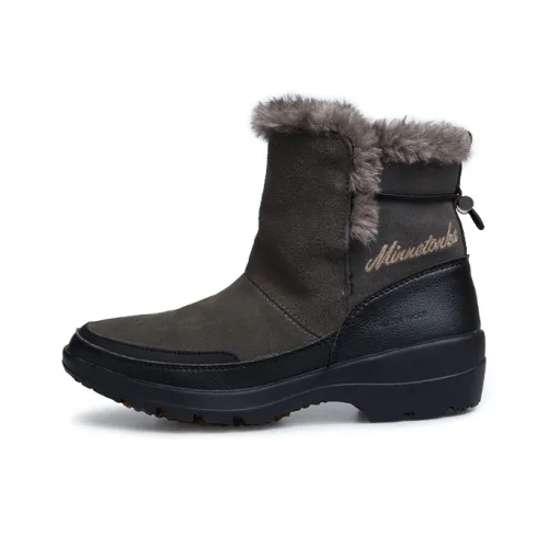 MINNETONKA Термические Короткие Снежные Ботинки Женские Темно-Серый