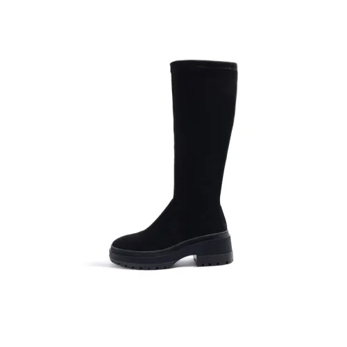 STEVE MADDEN Женские высокие сапоги на колено черные