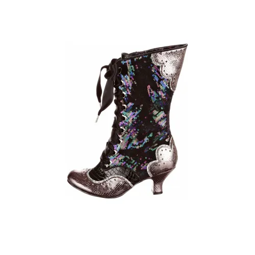 IRREGULAR CHOICE Chimney Smoke Ботильоны 5,9 см Женские Черный Коричневый