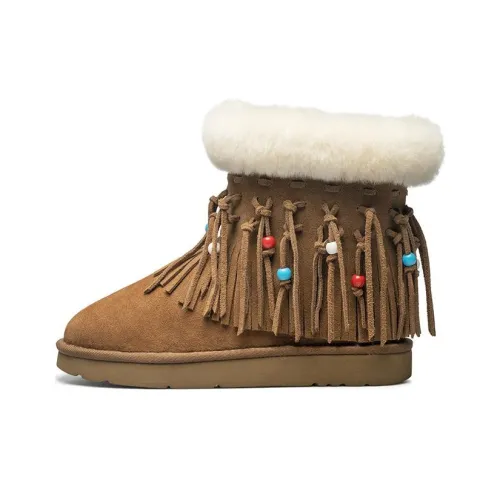 AU&MU Сноубутсы Каштановый Женские