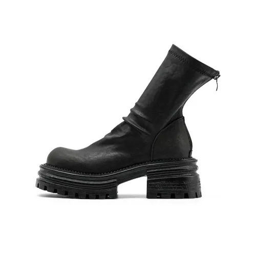 Little Sue Эксклюзивный дизайн модный Fashion Versatile эластичный текстура Hand Grab ботинки PILE короткие Martin женские