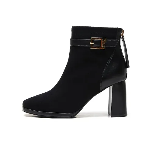 ACESC Ботильоны 8 см Женские Черные