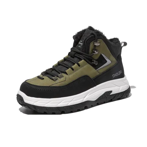 SHOUBA Термический Устойчивый к Износу Короткие Снежные Ботинки Мужские