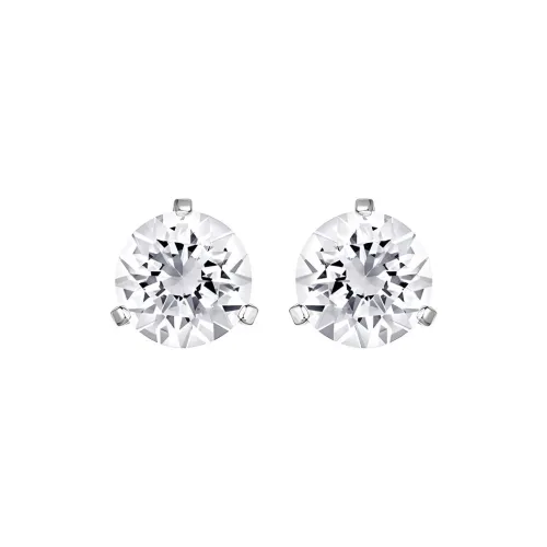 Swarovski Solitaire Искусственные Кристальные Серьги-гвоздики Женские