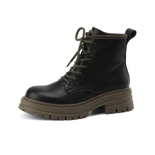 Высококачественная ручная работа серия короткий средний голень ботинок Martin женский