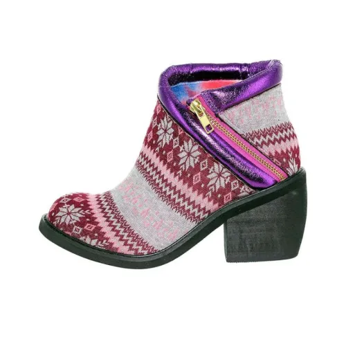 IRREGULAR CHOICE Ботильоны 6,5 см Женские Фиолетовый Розовый