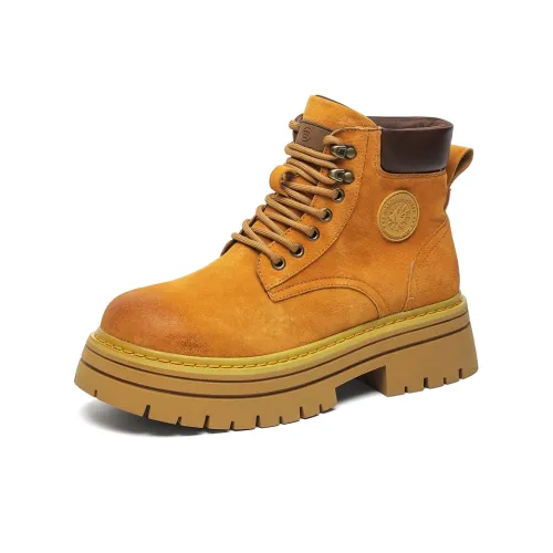 Ignition Мартин Boot Унисекс Желтый