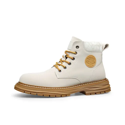 YEDANI Короткий MID Martin Boot Мужской Белый