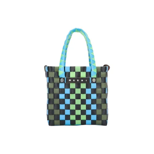 MARNI Телячья кожа Сумка Детская Светло-синяя