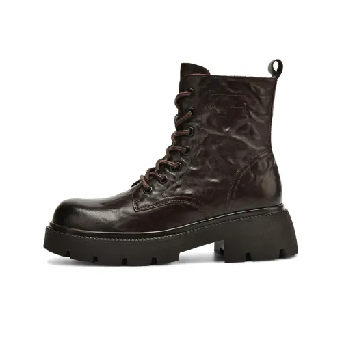 BOERDIQI Короткий ботинок Martin каблук 5 см женский