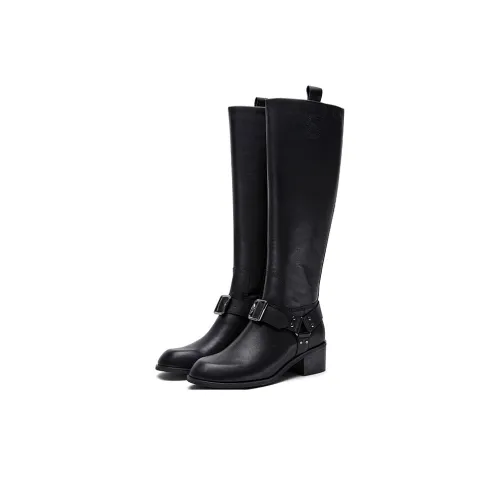 Marie Claire Женские высокие сапоги до колена цвет Midnight Париж черный