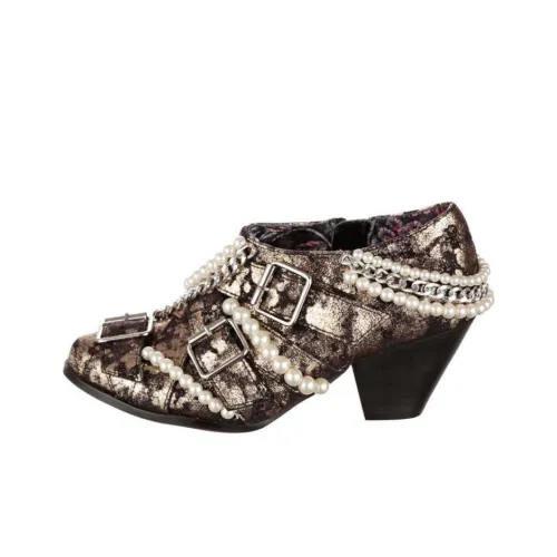 IRREGULAR CHOICE Высокие каблуки Черный Золотой Женские