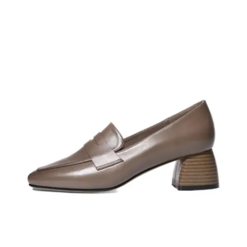 CAMEIDO Грубый каблук Высокие каблуки 5 см Женские CAMEL