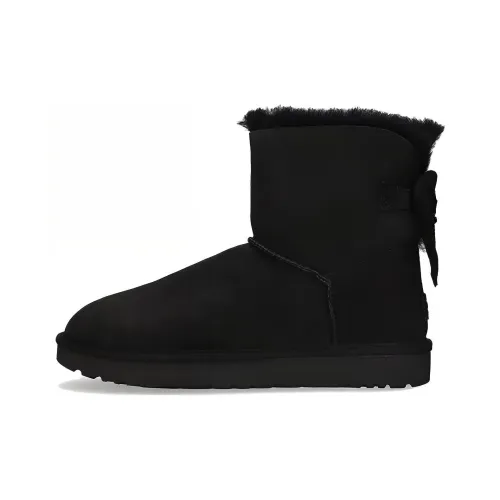 UGG Bailey Thermal Short Snow Boots Women's Black UGG Bailey Теплые Короткие Снежные Ботинки Женские Черные