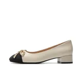 Экрю/черный