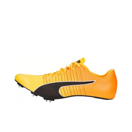 PUMA evoSPEED Амортизаторы Устойчивые к истиранию Низкий Топ Тренировочные Беговые кроссовки Унисекс Апельсин