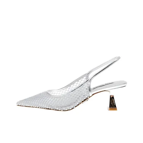 STEVE MADDEN Узкий каблук Высокие каблуки 6 см Женские Серебряный