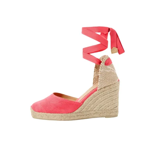 Castañer Carina Клиновидный каблук Высокие каблуки 9 см Женские Розовые