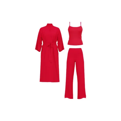 Victoria's Secret Modal Soft 3 предмета комплект Lipstick Pajama комплект женский красный